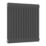 Reina 600mm x 605mm 1935BTU Anthracite Horizontal 2 Column Radiator