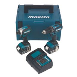 Refurb Makita DLX2283STJ 18V 2 x 5.0Ah Li-Ion LXT Brushless Cordless Twin Kit