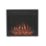 Be Modern Rodwell Black Remote Control Inset Electric Fire 584mm x 154mm x 503mm