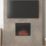 Be Modern Rodwell Black Remote Control Inset Electric Fire 584mm x 154mm x 503mm