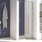 Aqualux Aquarius 8 Frameless Rectangular Hinged Shower Door 900mm x 2000mm