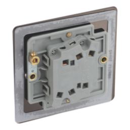 LAP  20A 16AX 2-Gang 2-Way Toggle Switch  Black Nickel