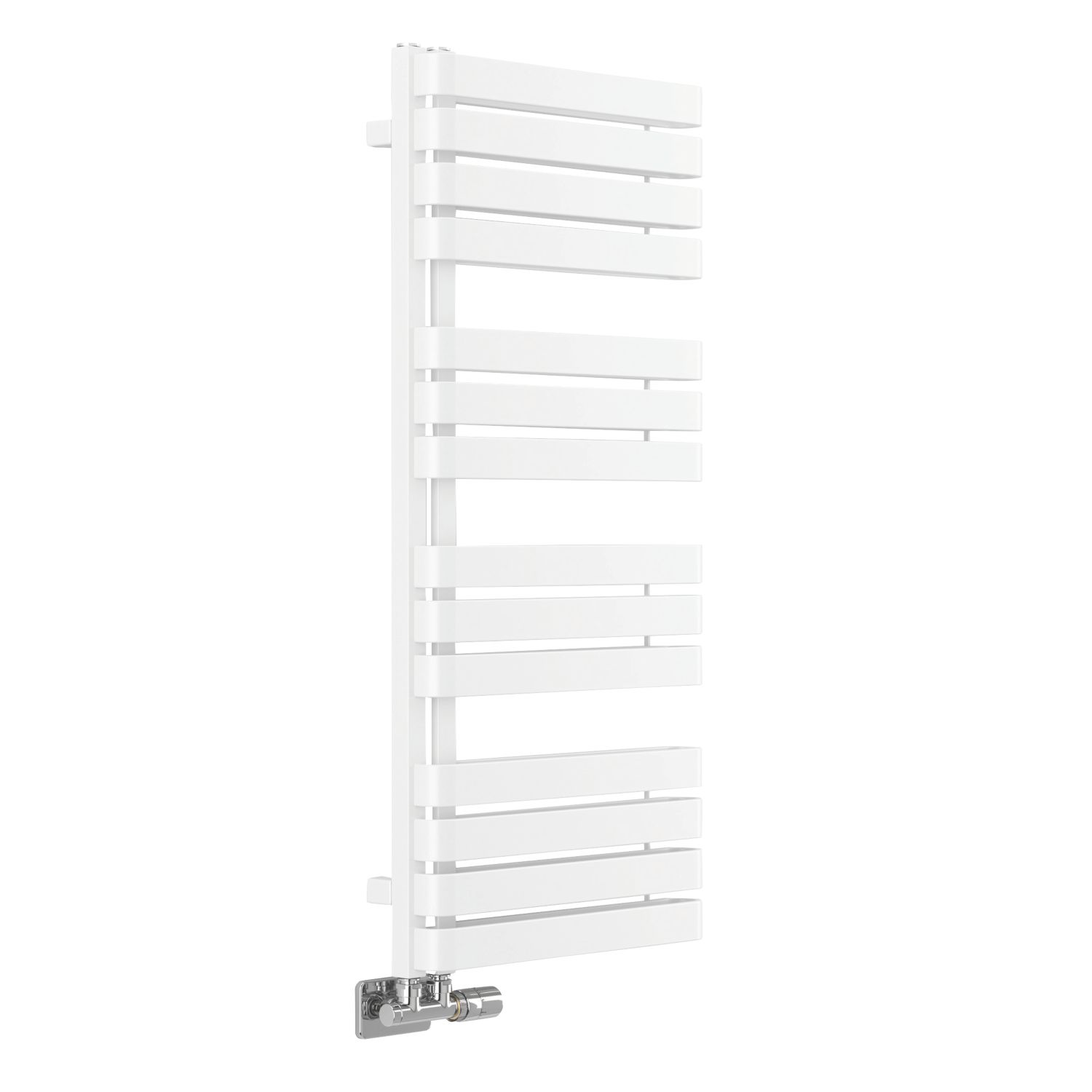 Terma 1110mm x 500mm 2605BTU White Flat Designer Towel Radiator (933RH)