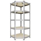 RB Boss Fastlok UDL/GALV 5-Tier Metal Garage Shelving Unit 560mm x 1000mm x 1800mm