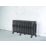 Arroll 470mm x 994mm 3685BTU Black / Silver Cast Iron 3 Column Radiator