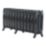 Arroll 470mm x 994mm 3685BTU Black / Silver Cast Iron 3 Column Radiator