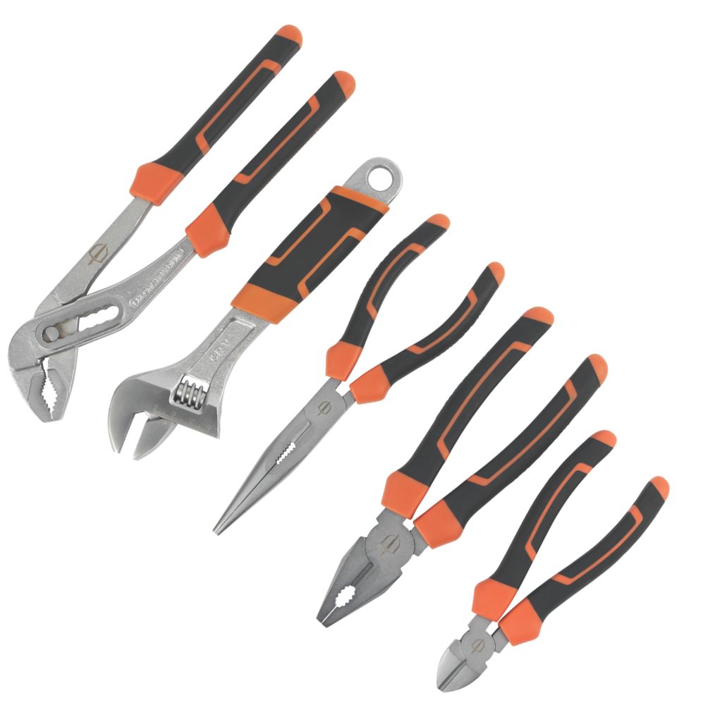 5-PC. Combination Pliers Set - Green