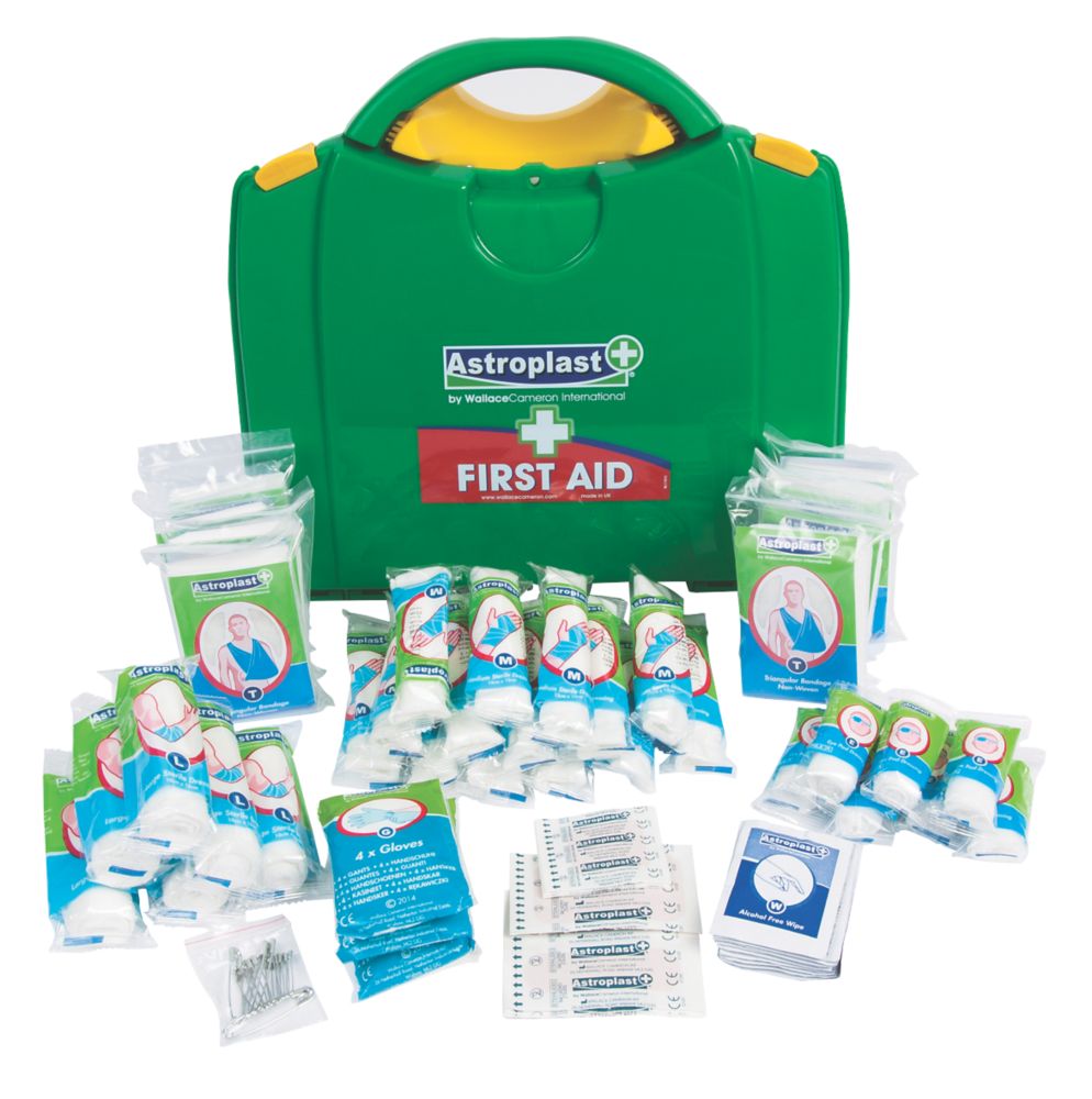 Wallace Cameron 1002116 50 Person HSE Green Box First Aid Kit Screwfix