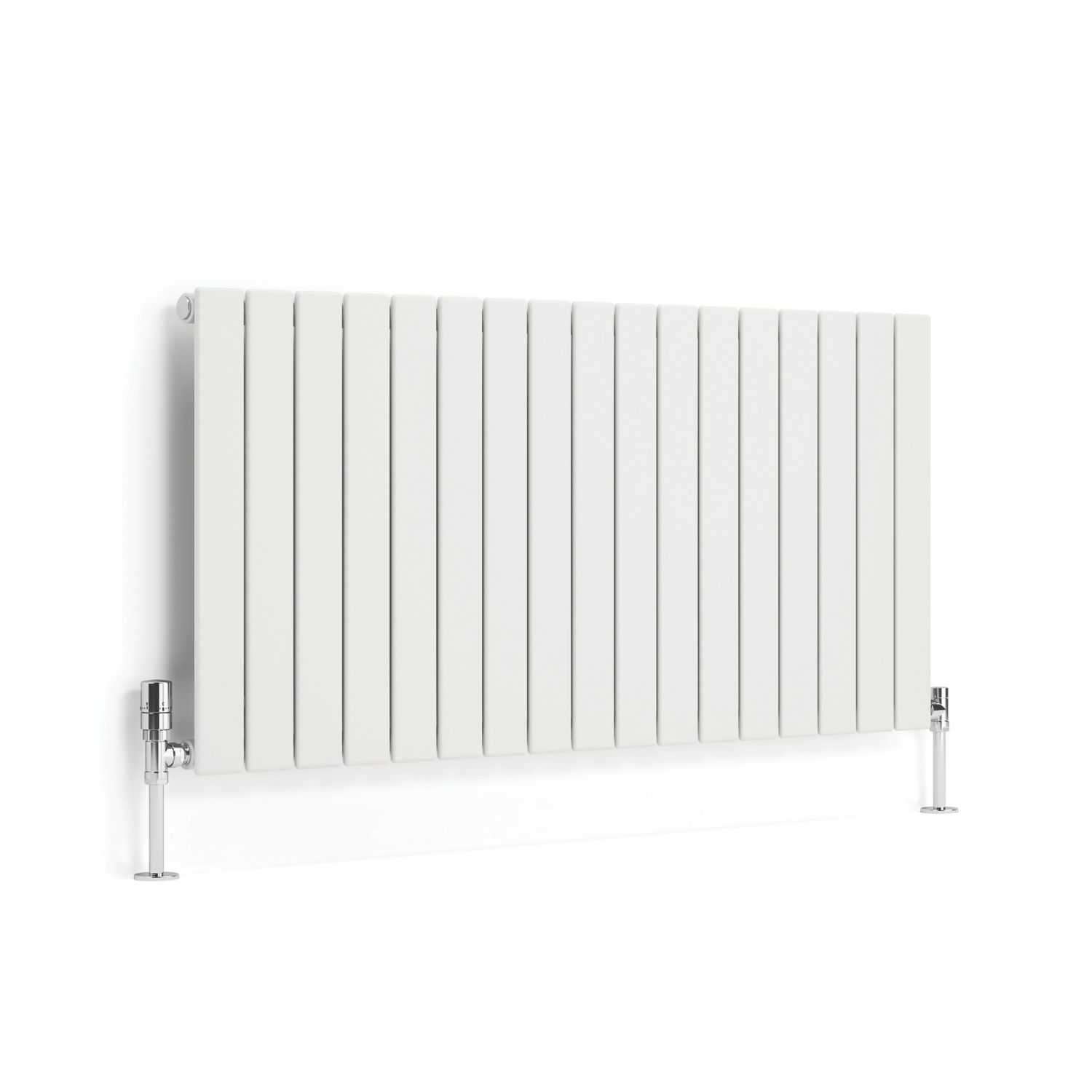 Terma Forte 600mm x 1254mm 2939BTU Matt White Horizontal Designer Radiator (934HE)