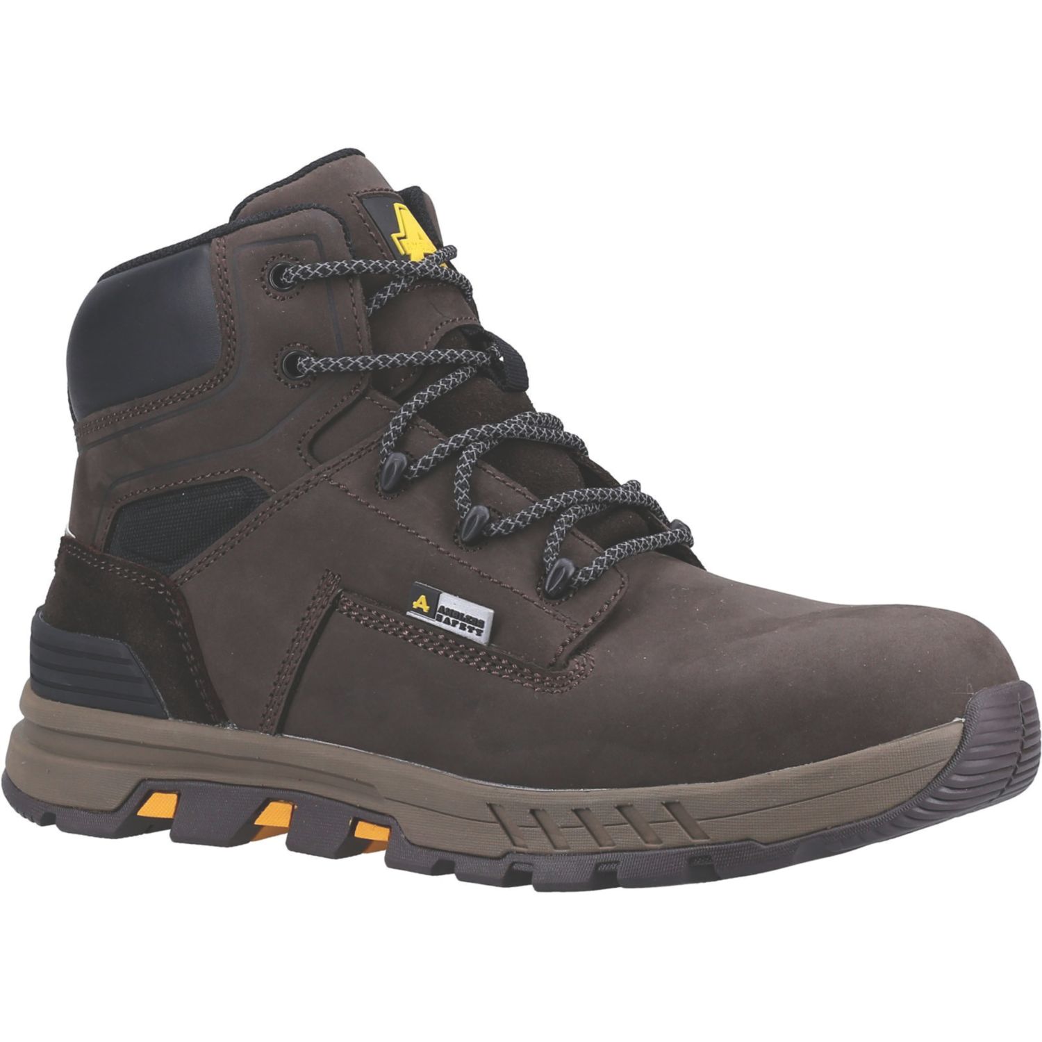 Amblers 261 Crane Size 13 Brown Water-Resistant Steel Toe Cap Safety Boots (934KE)