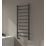 Reina 800mm x 300mm 663BTU Black Flat Designer Towel Radiator