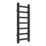 Reina 800mm x 300mm 663BTU Black Flat Designer Towel Radiator