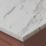 Wilsonart  Matt White/Grey Marble Effect Laminate Worktop 3000mm x 620mm x 22mm