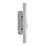 LAP  20A 16AX 2-Gang 2-Way Light Switch  Brushed Stainless Steel with White Inserts