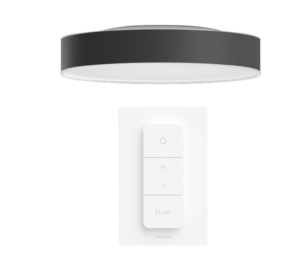 Philips Hue Ambiance Enrave LED Ceiling Light Black 48W 47506100lm