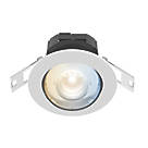 Calex SMD 220-240V 2700-6500K Adjustable Tilting Head  LED Smart Downlight With Variable White Light White 4.9W 345lm