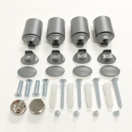 Towelrads 600mm x 1000mm 2293BTU Chrome Flat Designer Towel Radiator