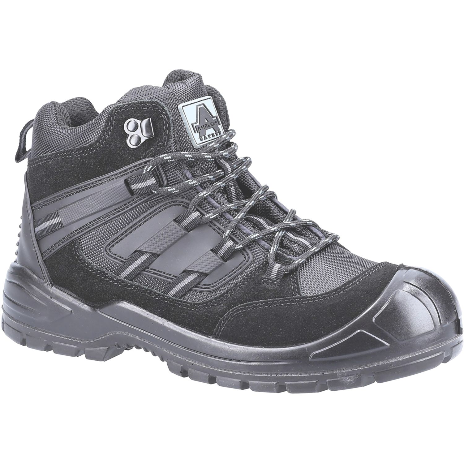 Amblers 257 Size 6.5 Black Steel Toe Cap Safety Boots (934TT)