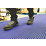 COBA Europe DeckStep Anti-Slip Floor Mat Blue 2.5m x 1.2m x 11.5 mm ±0.5mm