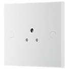British General 900 Series 2A 1-Gang Unswitched Round Pin Socket White with White Inserts