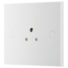 British General 900 Series 2A 1-Gang Unswitched Round Pin Socket White