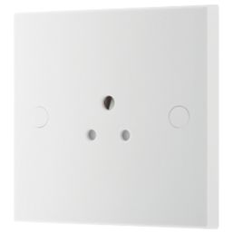 British General 900 Series 2A 1-Gang Unswitched Round Pin Socket White