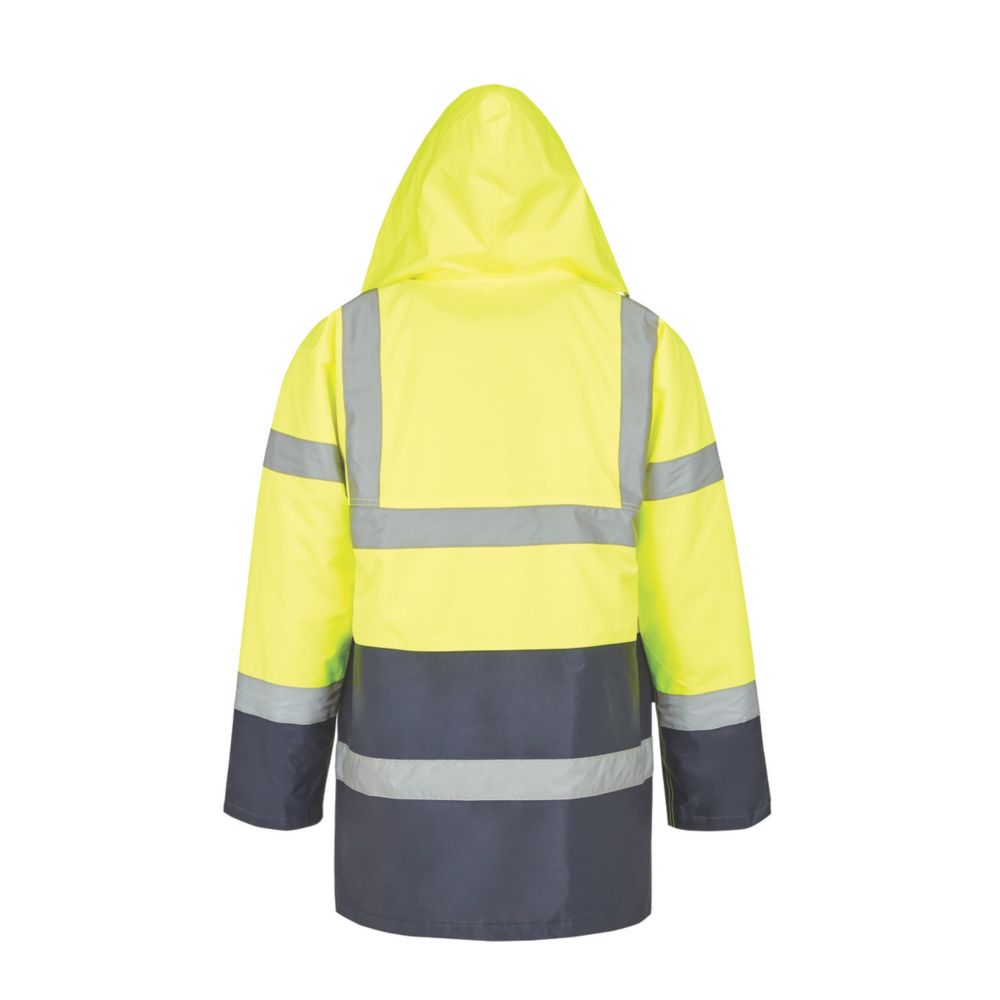High Visibility Screwfix Waterproof Clothing Site Shackley Hi-Vis