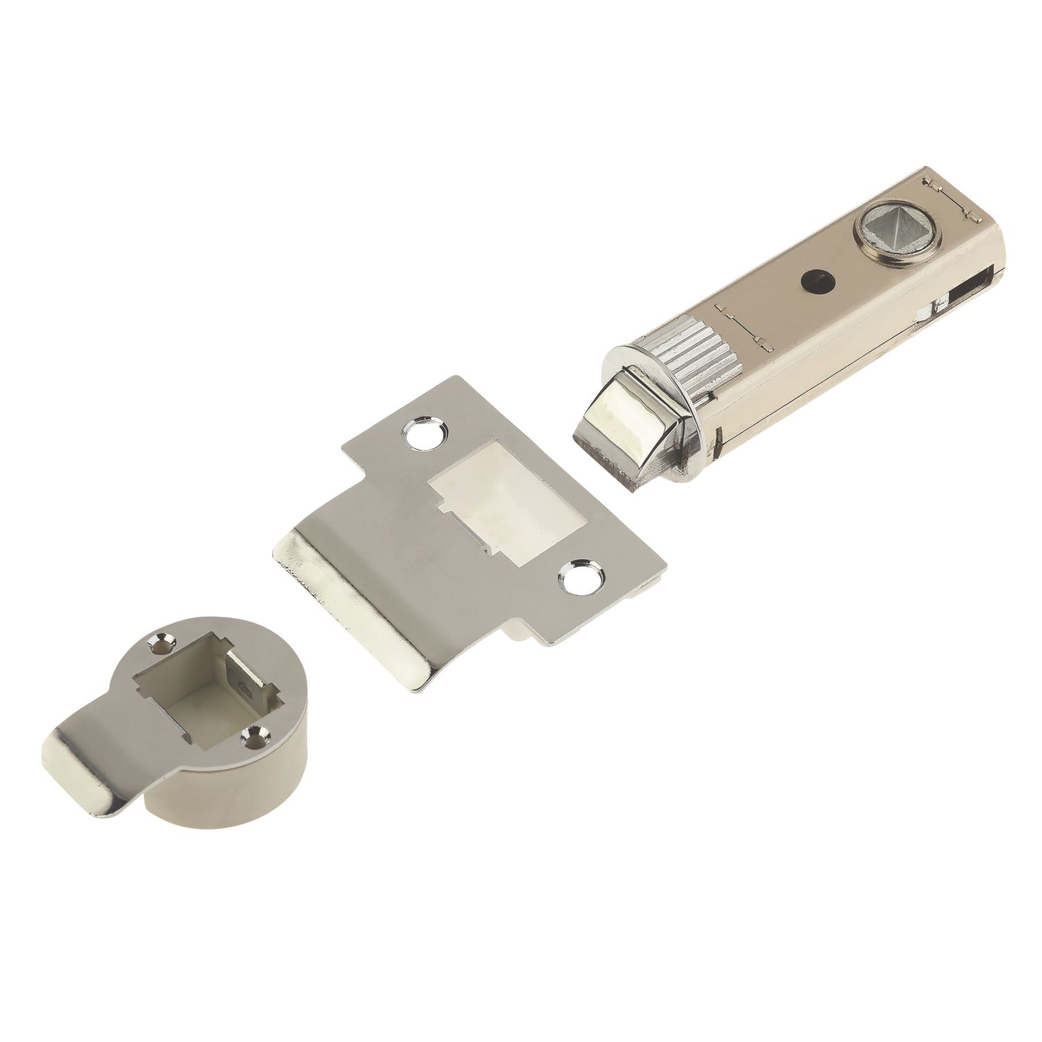 Union Chrome-Plated Tubular Mortice Latch 73mm Case - 57mm Backset (9351V)