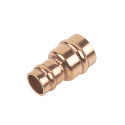 Flomasta  Copper Solder Ring Reducing Coupler 15mm x 10mm