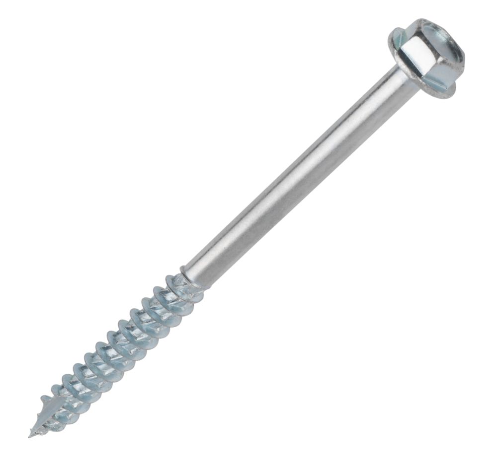 TurboCoach Hex Flange SelfDrilling Coach Screws M8 x 100mm 50 Pack Screwfix