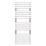 Flomasta Flat Bar 1600mm x 500mm 1436BTU Chrome Vertical Designer Radiator