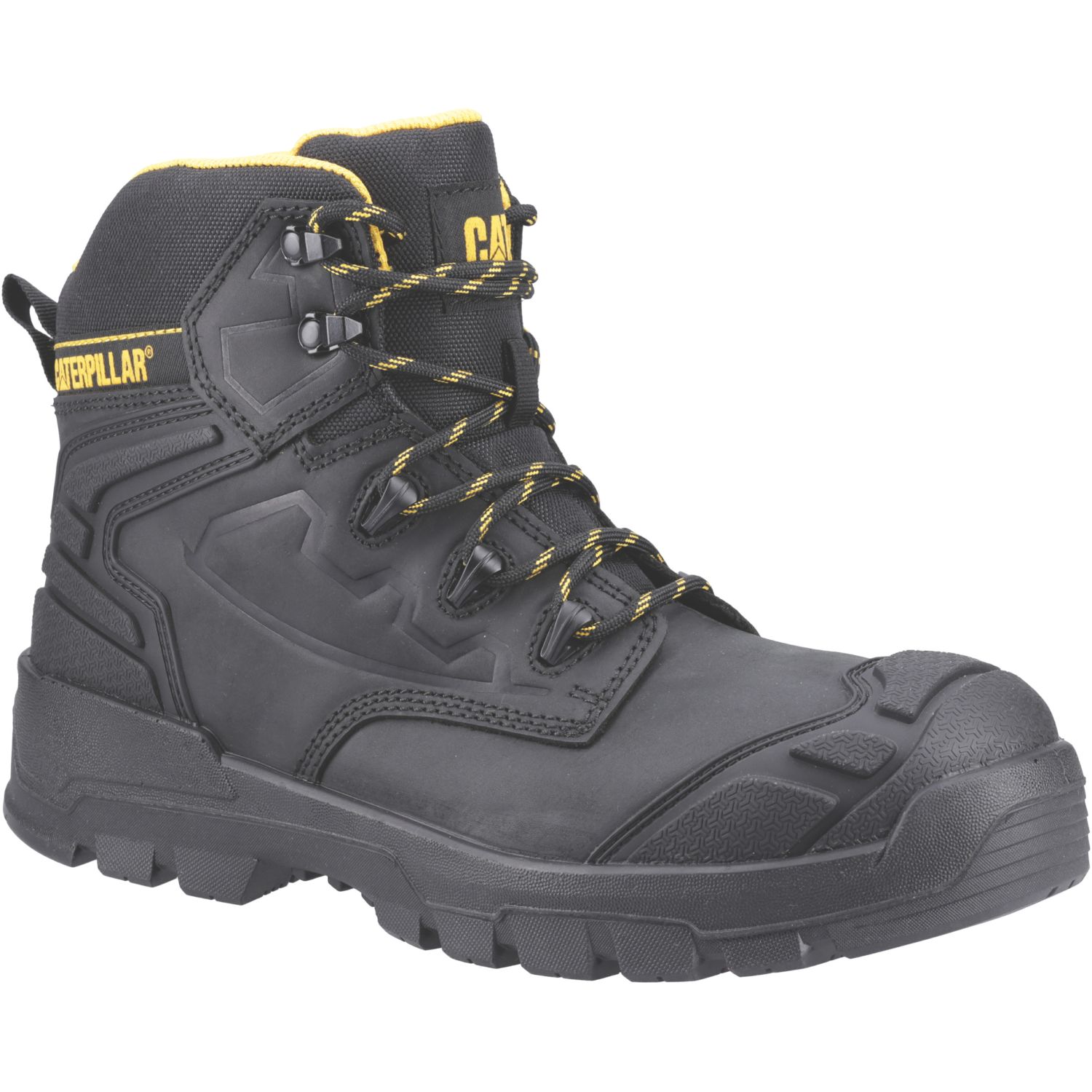 CAT Striver XL 6" Size 6 Black Waterproof Steel Toe Cap Safety Boots (935CM)