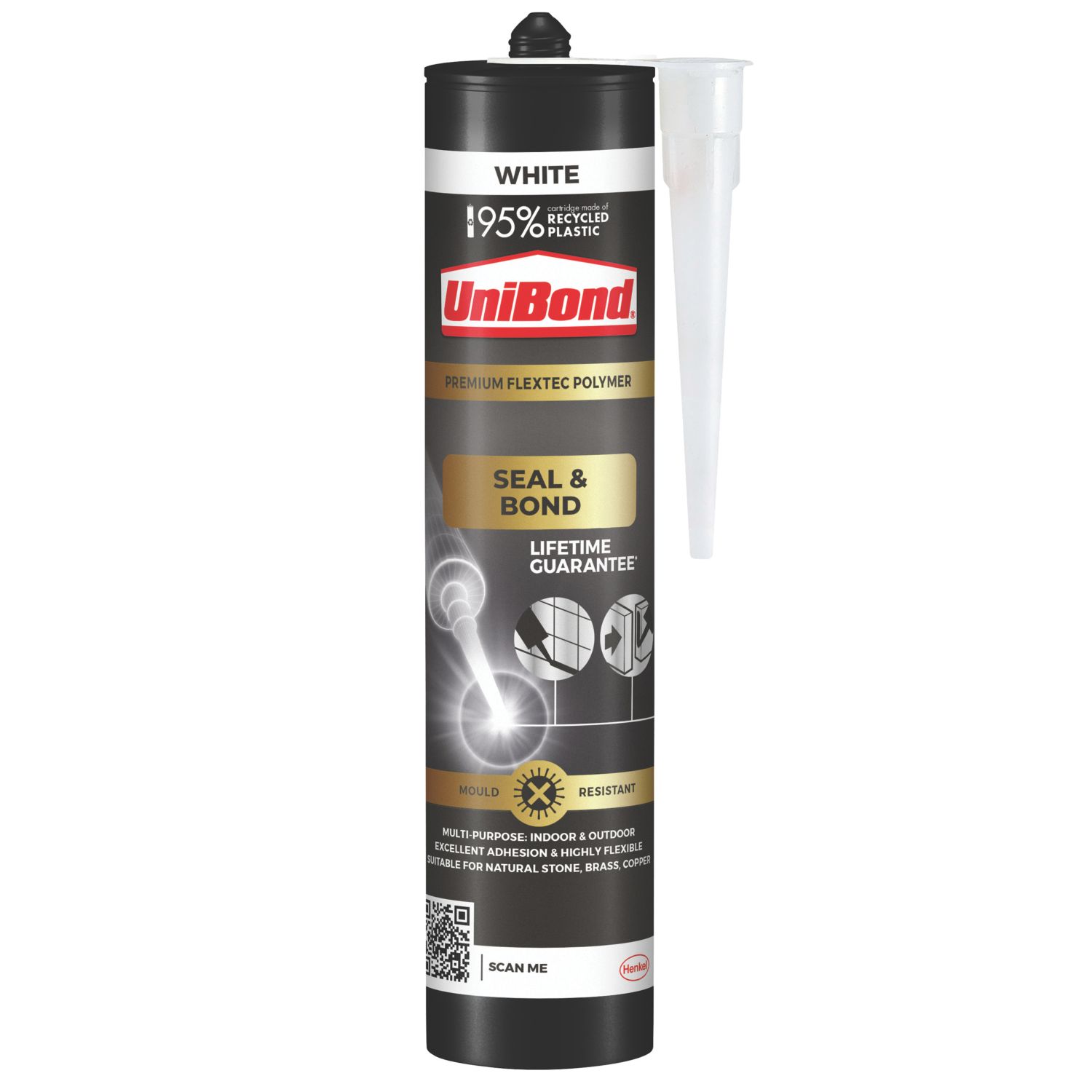 Unibond Seal & Bond Sealant White 389g (935CW)