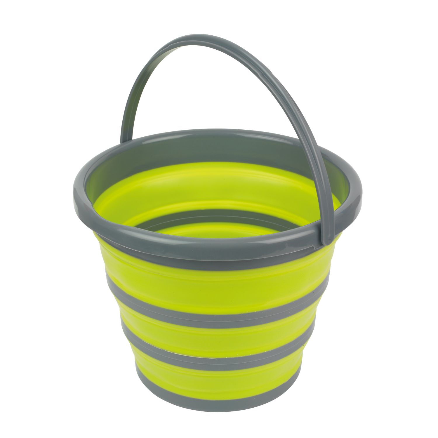 Spear & Jackson Plastic Collapsible Multi-Purpose Bucket Green 10Ltr (935KG)