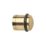 Security Solutions Cylinder Door Stop 31 x 37.5mm Brushed Brass