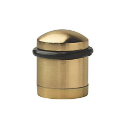 Security Solutions Cylinder Door Stop 31 x 37.5mm Brushed Brass
