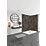 Splashwall Elite Volcanic Stone Postformed Bathroom Wall Panel Stone Brown 1200mm x 2420mm x 10mm