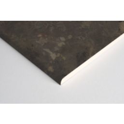 Splashwall Elite Volcanic Stone Postformed Bathroom Wall Panel Stone Brown 2420mm x 1200mm x 10mm