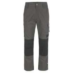 Herock Mars Work Trousers Grey/Black 34" W 32" L