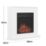 Be Modern Farleigh Electric Fire Suite White 966mm x 250mm x 803mm