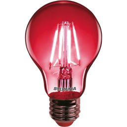 Sylvania Helios Chroma ES A60 Red LED Light Bulb 4W