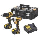 Refurb DEWALT DCK2060M2T-SFGB 18V 2 x 4.0Ah Li-Ion XR Brushless Cordless Twin Pack