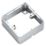 Knightsbridge 1-Gang Grey Surface Box Spacer 32mm