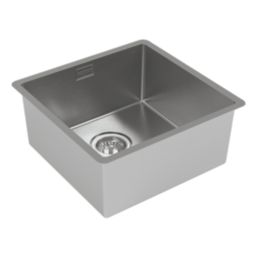 Carysil SR1012 1 Bowl Stainless Steel Kitchen Sink 450mm x 440mm