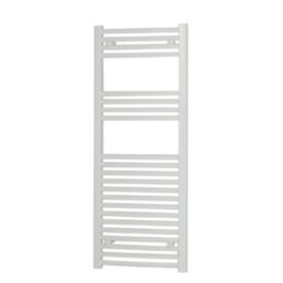 Flomasta  Curved Towel Radiator 1200mm x 450mm White 1655BTU