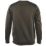CAT Essentials Crewneck Sweatshirt Army Moss Small 36-38" Chest