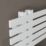 Ximax Geoffrey 940mm x 650mm 1297BTU White Vertical Towel Radiator