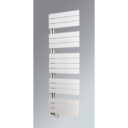 Ximax 1195mm x 600mm 2470BTU White Flat Designer Towel Radiator
