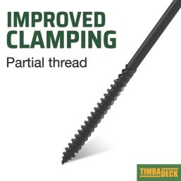 TimbaScrew  Hex Flange Thread Cutting Timber Screws 6.7mm x 150mm 50 Pack