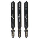 Bosch  T118EHM Stainless Steel Jigsaw Blades  3 Pack